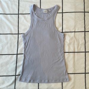 Aritzia Sunday Best Honor Hip Tank in Dusky Blue, Size S